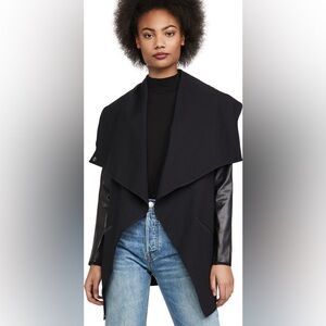 SPANX Faux Leather Convertible Jacket Small